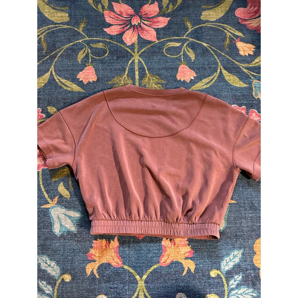 Lululemon Softstreme Gathered T-Shirt Size 10 - Picture 5 of 7